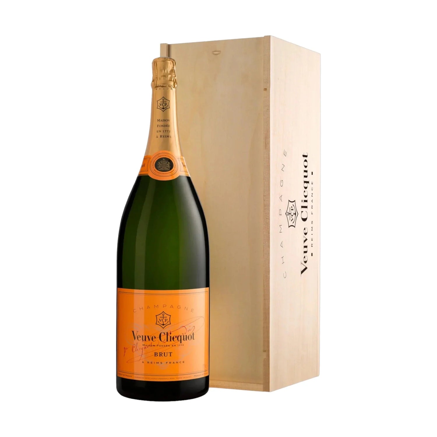 Veuve Clicquot Veuve Clicquot Yellow Label Brut NV 3 Liter med trækasse - PremiumBottles