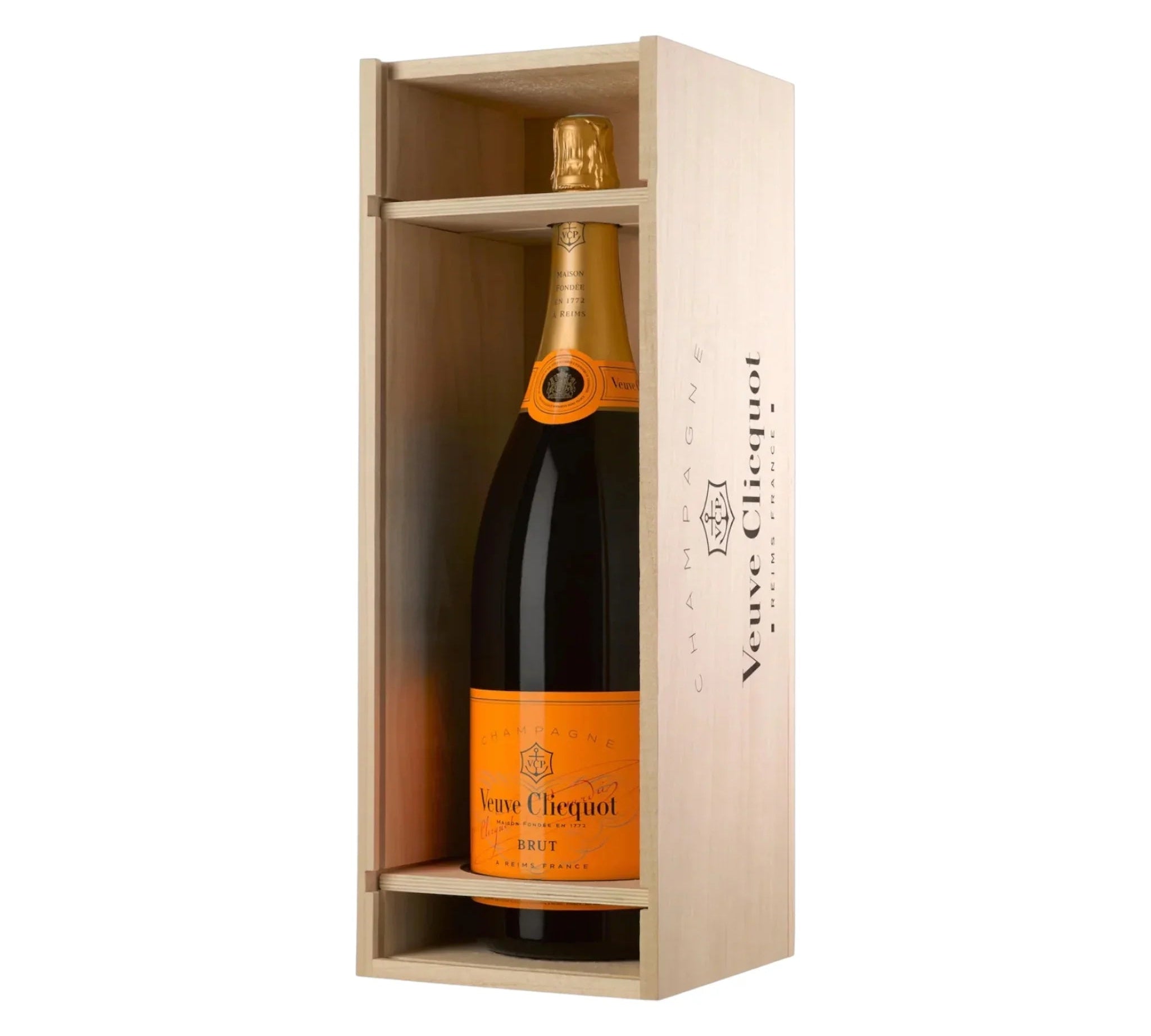 Veuve Clicquot Veuve Clicquot Yellow Label Brut NV 3 Liter med trækasse - PremiumBottles