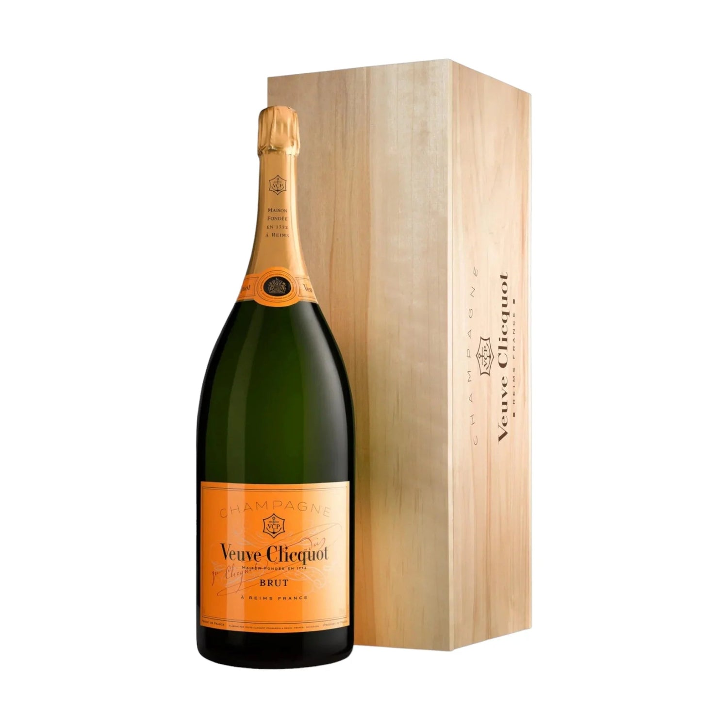 Veuve Clicquot Veuve Clicquot Yellow Label Brut NV 6 Liter med trækasse - PremiumBottles