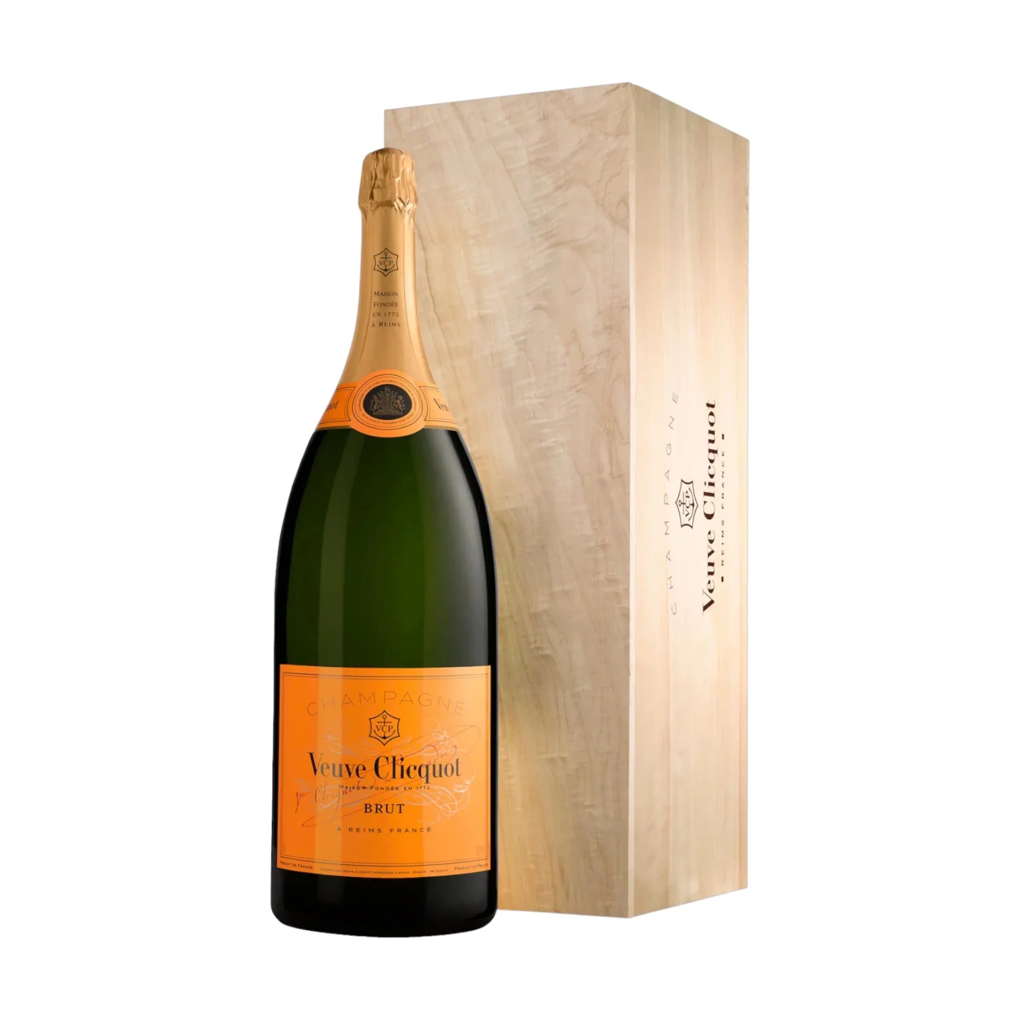 Veuve Clicquot Veuve Clicquot Yellow Label Brut NV 9 Liter med trækasse - PremiumBottles