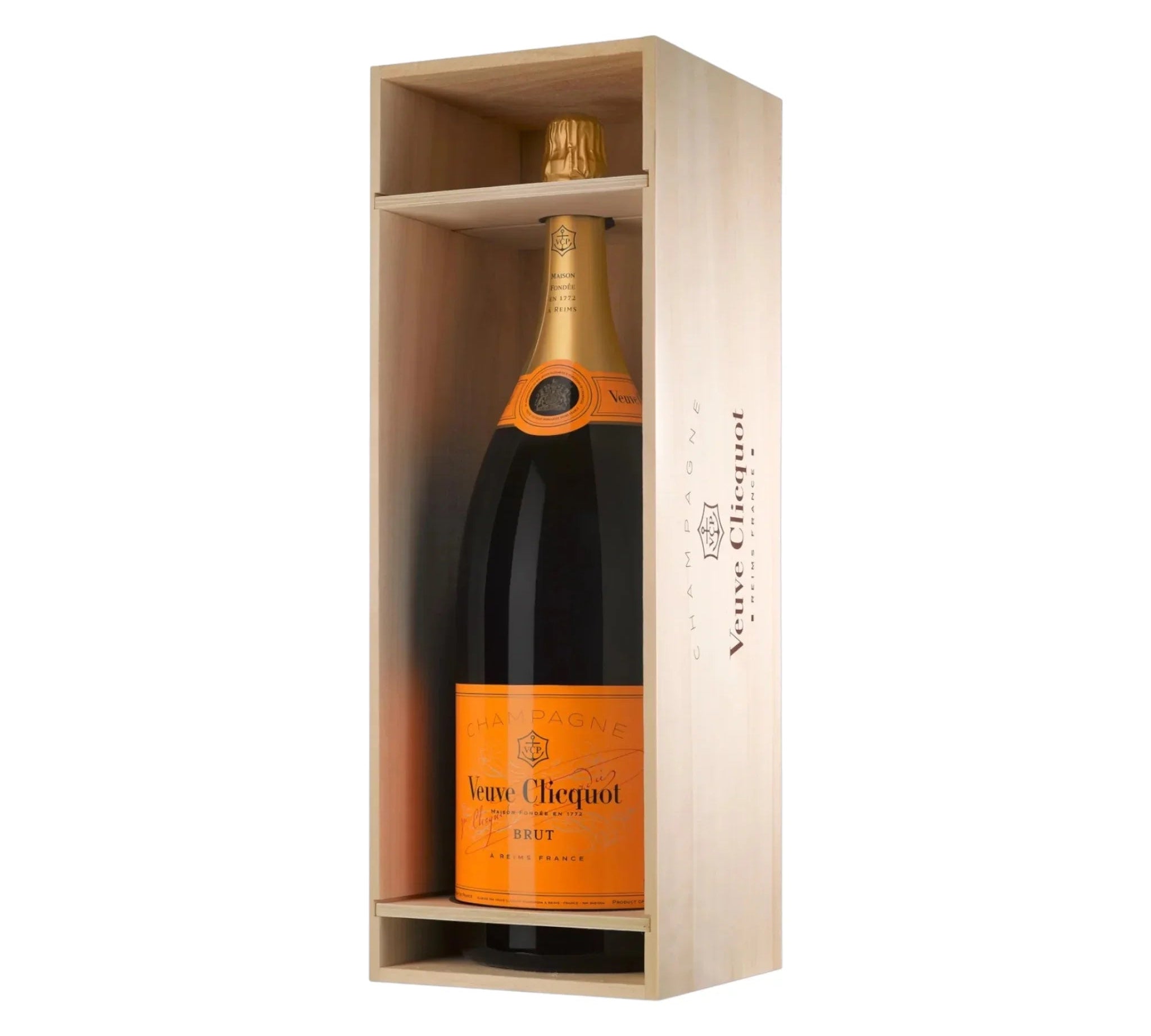 Veuve Clicquot Veuve Clicquot Yellow Label Brut NV 9 Liter med trækasse - PremiumBottles