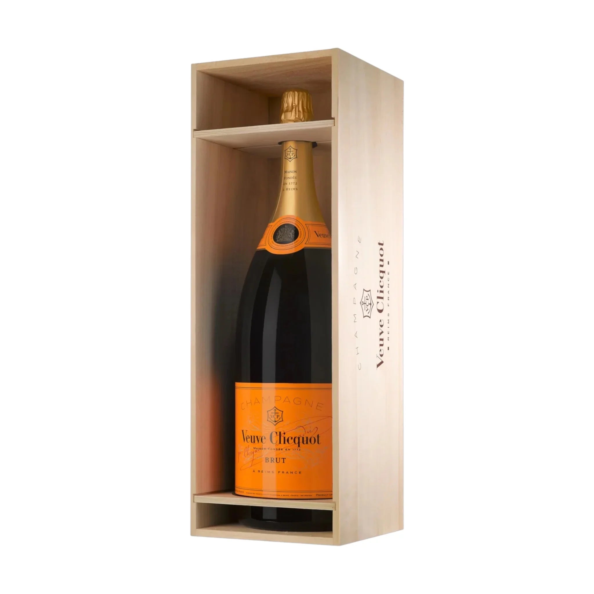 Veuve Clicquot Veuve Clicquot Yellow Label Brut NV 9 Liter med trækasse - PremiumBottles