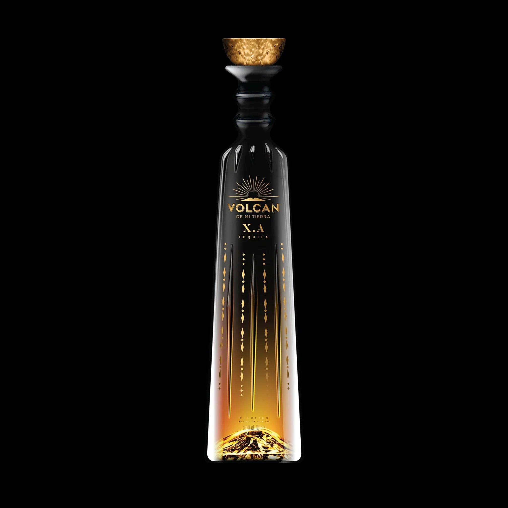 Volcan Volcán de mi Tierra X.A. Tequila 70 cl. 40% med LED - lys i flasken - PremiumBottles
