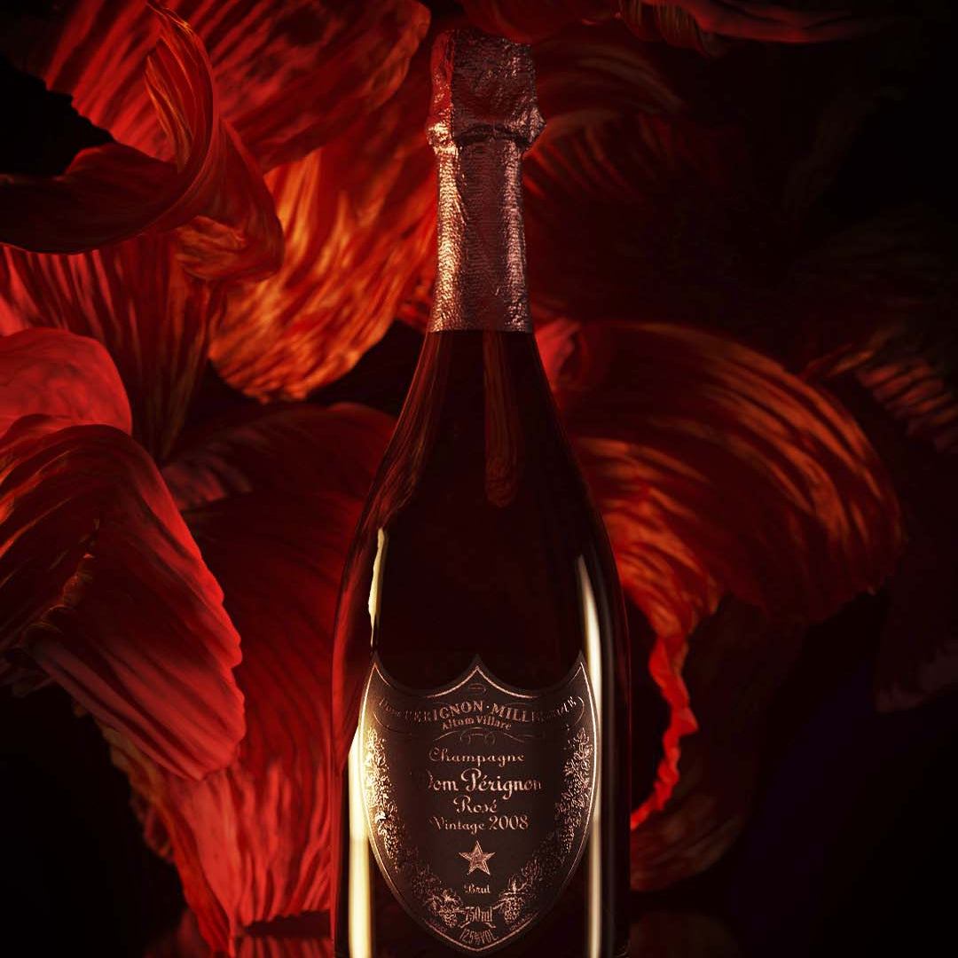 Dom Pérignon Rosé Vintage 2008 75 cl. med gaveæske - PremiumBottles